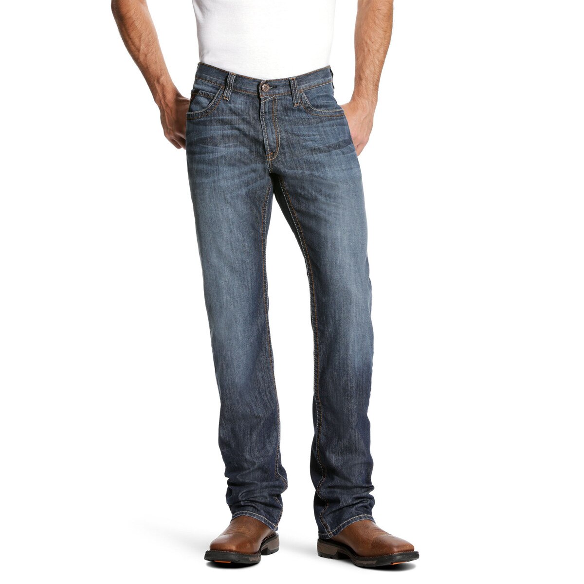Ariat FR M4 Low Rise Stretch DuraLight Boot Cut Jean